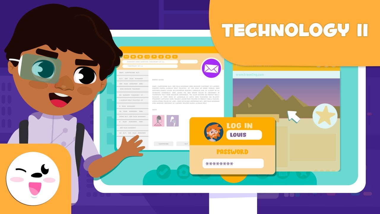 ศัพท์ อินเทอร์เน็ต 2022 New Technology II - Vocabulary for Kids - Internet, website, search engine, Wi-Fi, homepage, email...
