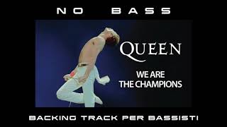 We are the champions NO BASS Queen backing track per bassisti Suona tu il Basso (Bassless)