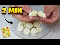 Como Fazer DOCINHO DE LEITE NINHO Sem ir no FOGO em menos de 2 MINUTOS | Preparo Rápido 😋