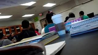 Teacher at John F kennedy middle college screams at kids