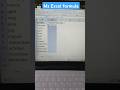 MS Excel short video#excel#shorts#computer