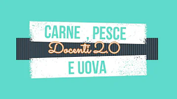 Cosa sono carne pesce uova?