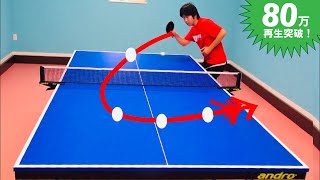 How to get the most reverse side spin serve (Hooking Service)[PingPong Technique]WRM-TV