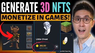 How to Create 3D NFT Game Art for Sale in Under 10 Minutes! (NO Coding Voxel Tutorial  The Sandbox)