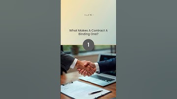 What Makes a Contract Legally Binding in Ontario? | Contract Law Explained - Part 1