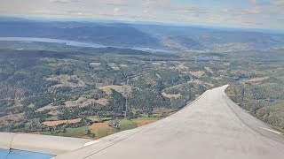 Hdr - Beautiful Approach - Norse Atlantic 787-9 - Landing At Oslo Gardenmoen Engm