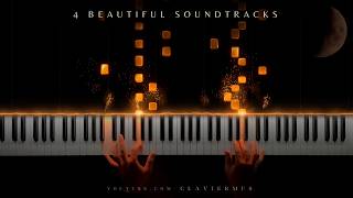 4 Beautiful Soundtracks | Relaxing Piano
