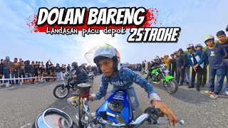 Download Lagu DOLAN BARENG 2STROKE LANDASAN PACU WITH NINJA SS FREYA feat ANS MP3