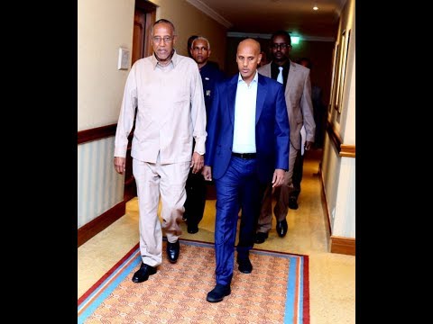 Kulanka madaxweynaha JSL, Wasiir Axmed Shide iyo Madaxweyne Mustafe Cagjar