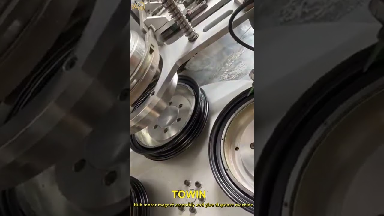 Hub motor magnet assembly and glue dispense machine 1