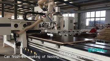 MSK2513A CNC Nesting Machine with Automatic Labeling, Loading and Unloading