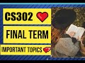 CS302 Final Term Very Important Topics ❤