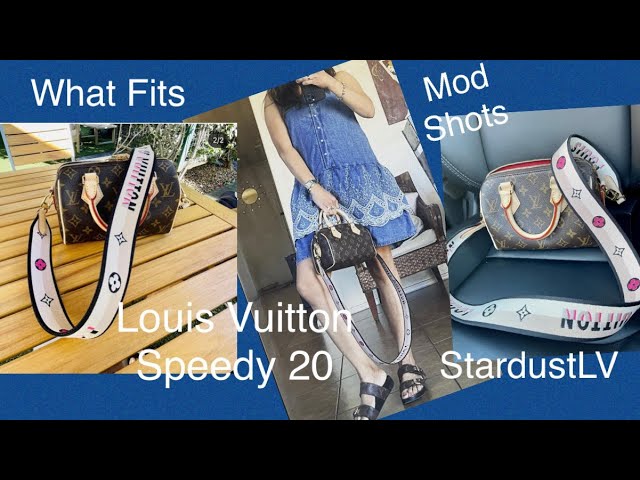 LOUIS VUITTON Speedy B 20 Review,Mod Shots,Mix&Match,What fits?,What I'm  worried about 