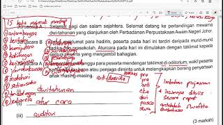Sesi perbincangan latihan tatabahasa 2 PT3 (2016 & 2017)