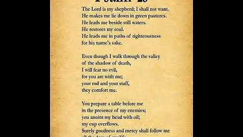 Psalm 23 with the "Screaming Preacher" Terry Blalo...