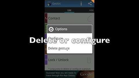 Gestos - Gestures android app (English)