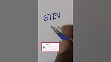 STEVE name logo design 52 #shorts #logoart #nameart #logodesign #youtubeshorts #short