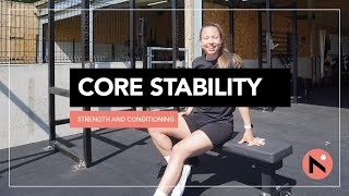 CORE STABILITY FOR NETBALL // STRENGTH AND CONDITIONING // FULL SESSION
