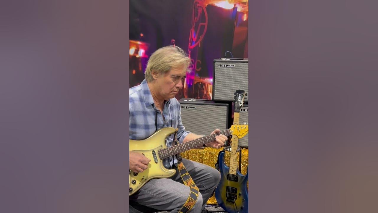 Carl Verheyen (Supertramp) plays RC Davis @ NAMM #guitaramp #tubeamp #guitar