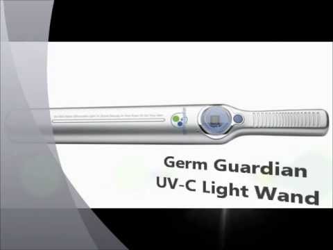Germ Guardian UV-C Light Wand - YouTube