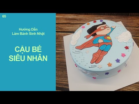 How To Make Birthday Cake with drawing little Superman | #myaca