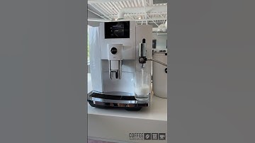 Making Latte Macchiato White Jura Coffee Machine - Enjoy Your Friday
