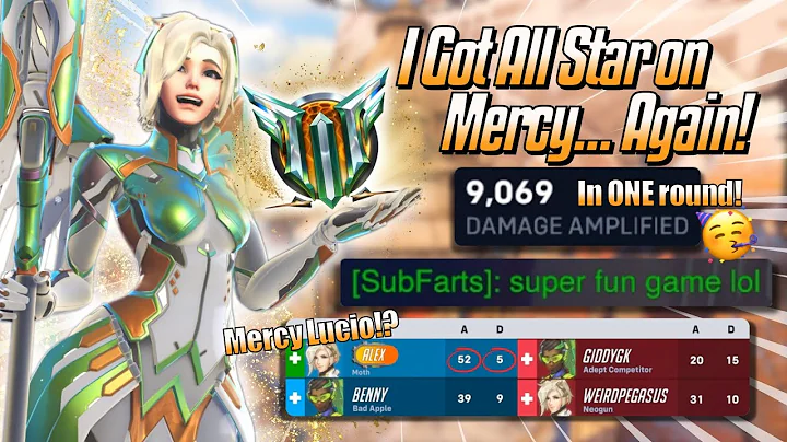 I Got All Star on Mercy... Again! 🥳 - Mercy Stadium Gameplay - Overwatch 2 (Season 17)