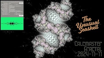 Calcmaster Fractal Animation 2024-11-11 The Unusual Seashell