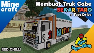 Minecraft : Membuat Truk Cabe Isuzu Elf Sekar Taro + Test Drive видео