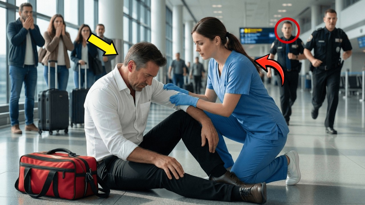 Pielęgniarka przegapiła lot z awansem, by ratować mężczyznę na lotnisku, nie wiedząc kim był.