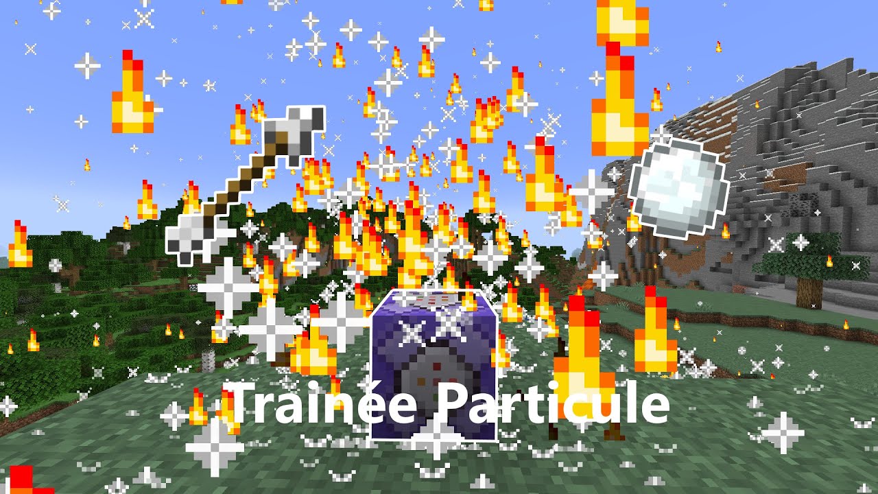 Faire une Trainée de particules derrière ses projectiles sur Minecraft