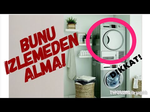 BUNU İZLEMEDEN KURUTMALI ÇAMAŞIR MAKİNESİ ALMA!!! (Acı Tecrübelerim)