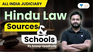 Sources and Schools of Hindu law | Anoop Upadhyay | Linking Laws