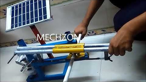 SOLAR OPERATED HACKSAW MACHINE(MECHANICAL PROJECTS)