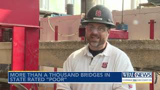 More than 1,000 NC bridges rates 'poor'