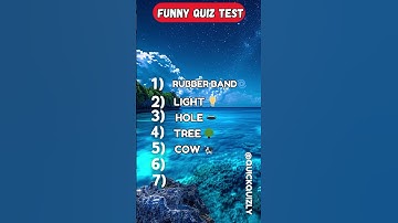 Test Your General Knowledge | Fun Quiz | Can You Get 7/7? #shorts #generalknowledge #shortsfeed