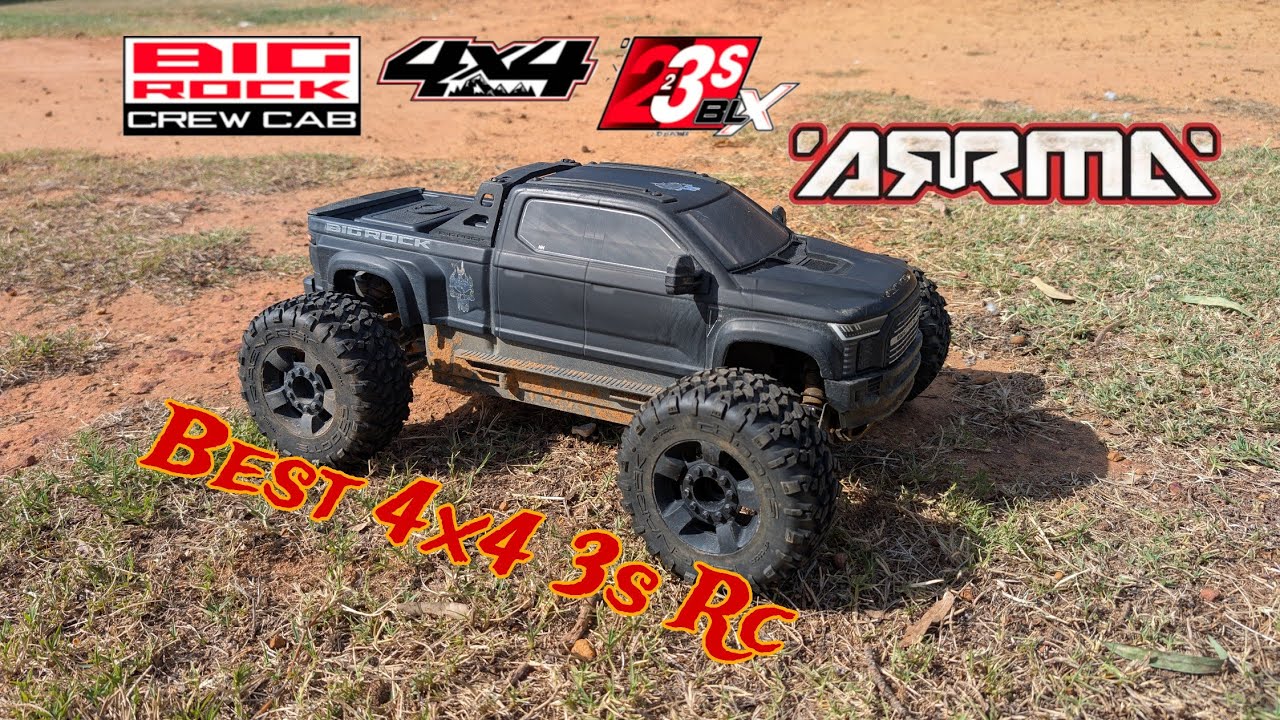 Arrma Big Rock 223s . Best 4x4 3s Rc . - YouTube