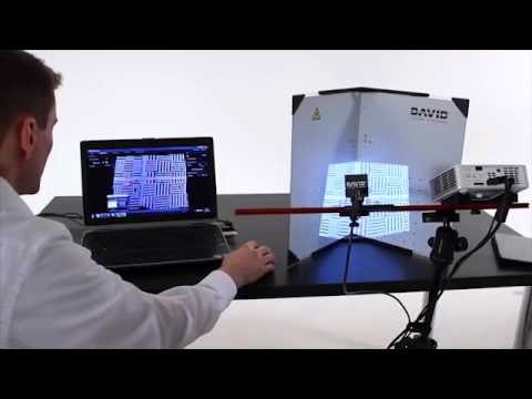 DAVID SLS-3 HD 3D Scanner Tutorial 3 - Calibration - YouTube