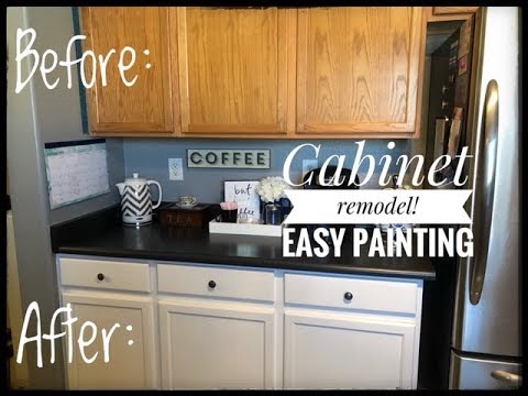 Kitchen cabinet remodel/ painting cabinets/ no sanding ...