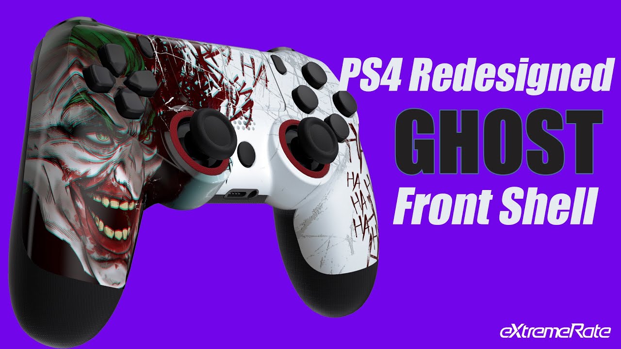 Redesigned PS4 Front Shell GHOST Installation Guide - eXtremeRate - YouTube