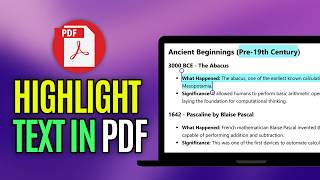 How To Highlight PDF Document (Offline &amp; Online) [Step by Step]
