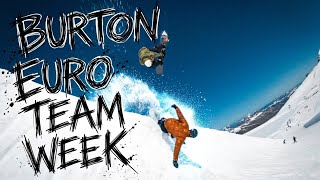 Summer shred at Hintertux with the Burton Team