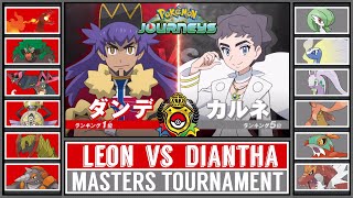 LEON vs DIANTHA | Semifinal: Masters Tournament | Pokémon Journeys Battle