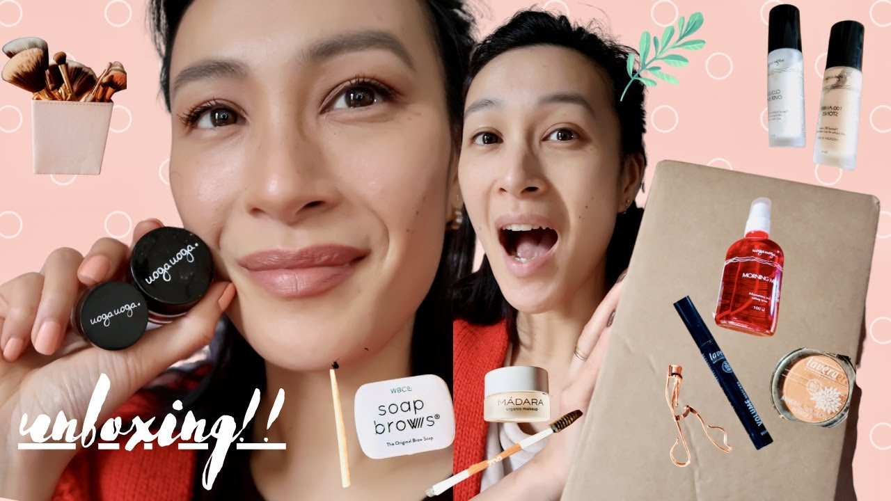 UNBOXING: SIMPLE EVERYDAY LOOK with UOGA UOGA NATURAL COSMETICS + MADARA BROW POMADE & WBCO SOAPBROW