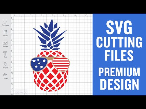 4Th Of July Pineapple Svg Cut Files for Cricut Silhouette Premium cut SVG