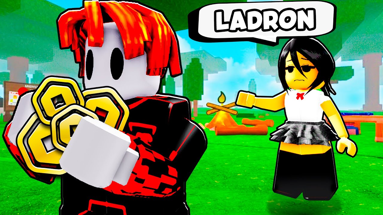 ROBÉ la CUENTA de una ESTAFADORA y TERMINA LLORANDO en 99 NOCHES en el BOSQUE ROBLOX