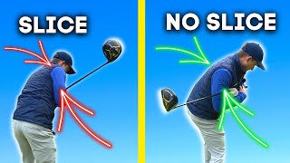 You WILL STOP slicing the golf ball with this EASY SHOULDER TRICK!