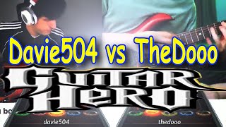 Davie504 Vs TheDooo [ Guitar Hero Mode ]
