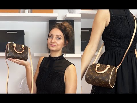 Louis Vuitton Nano Speedy Bag + What it looks like on + What Fits Inside! 