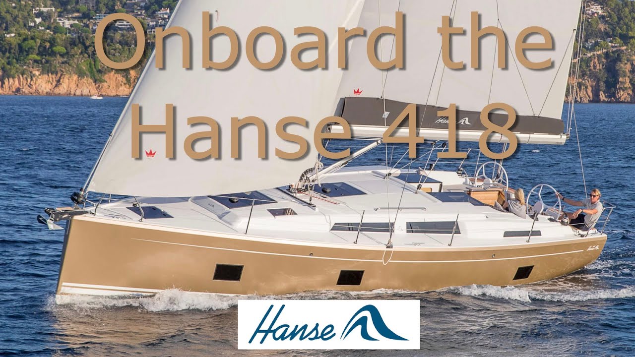 An Interview with Hanse 418. Boat Review at the Southampton Boat Show. Sailing Ocean Fox Ep 237